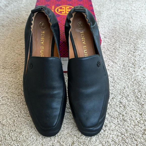 Tory Burch Shoes Tory Burch Kira Black Leather Loafer Size Us